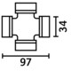 RISTIKKO 34,00 X 97,00 MM